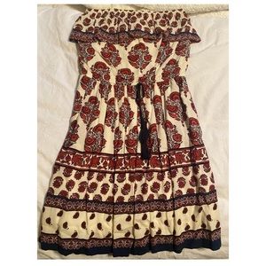NWOT Strapless Sundress